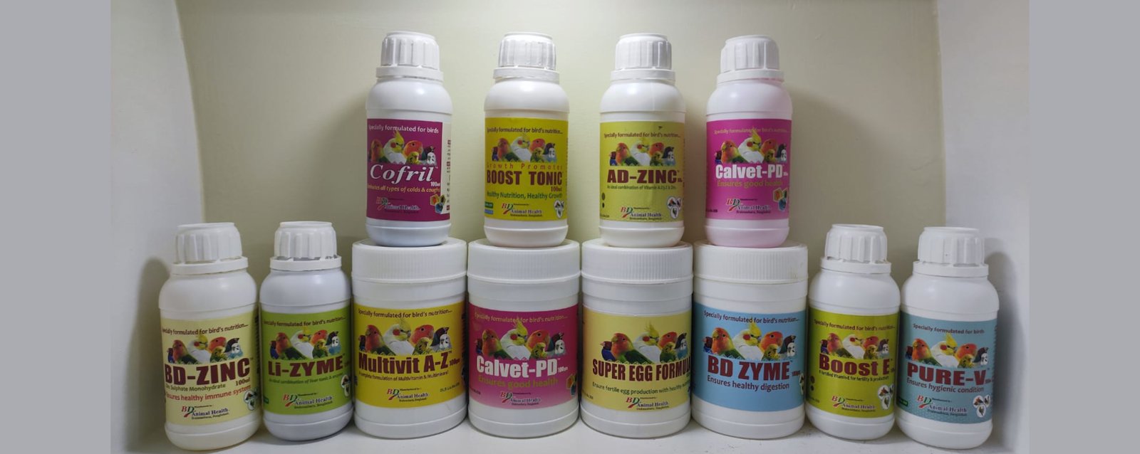 All products photo together